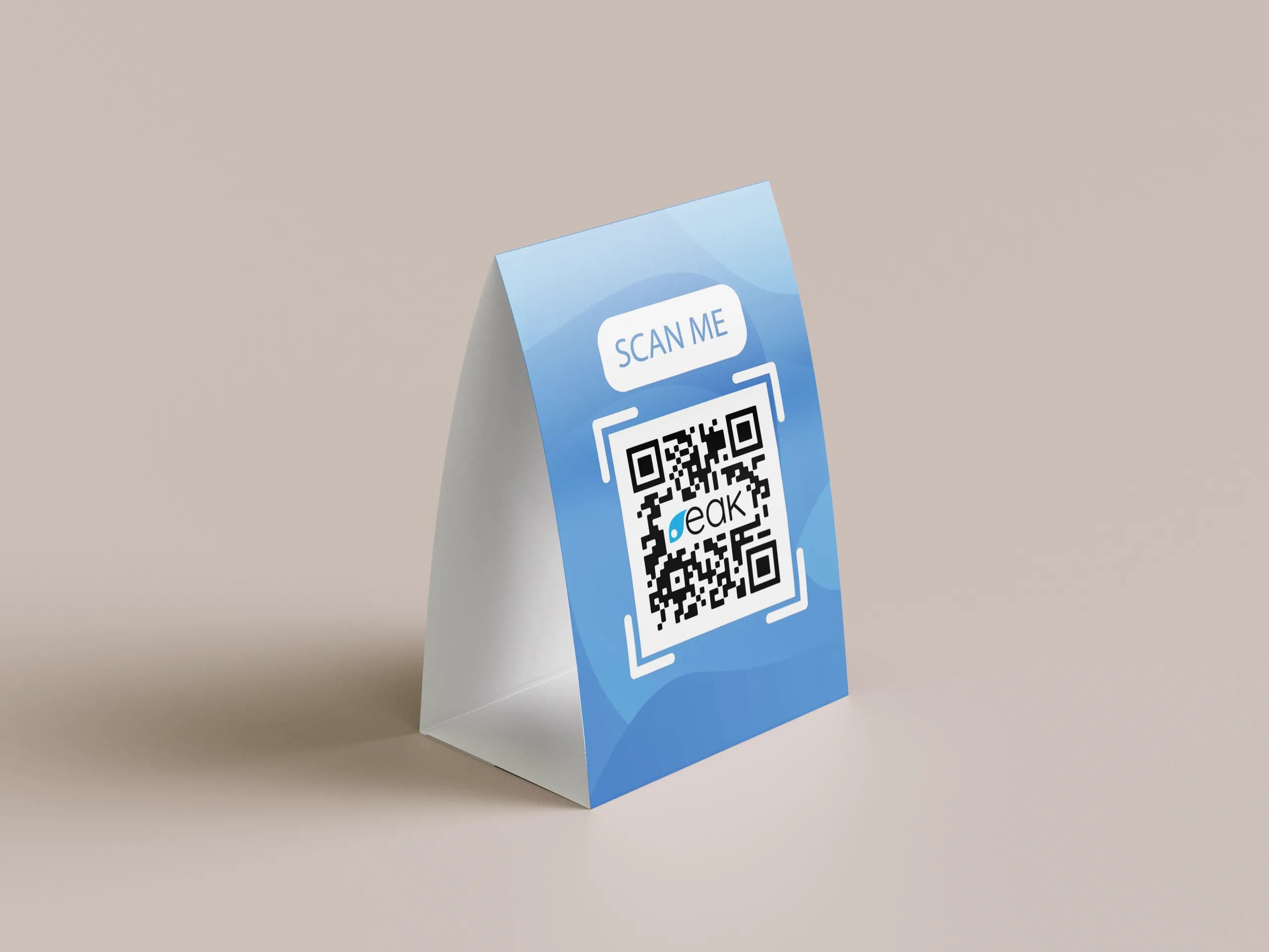 Istanbul Blockchain Week Table Tent Mockup