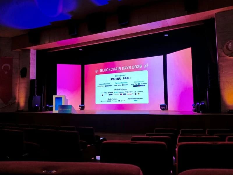 ODTÜ Blockchain Days Stage Motion Graphics
